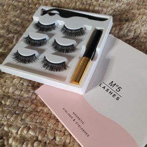 Magnetic Lashes with eyeliner  3x set